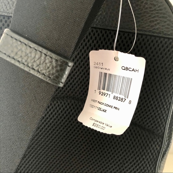 Coach Marvel Sling Pack Comic Book Print Backpack - Picture 10 of 10